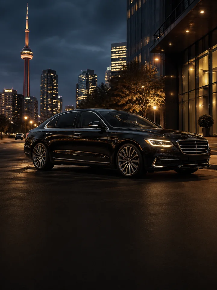 Black car service Toronto luxury sedan