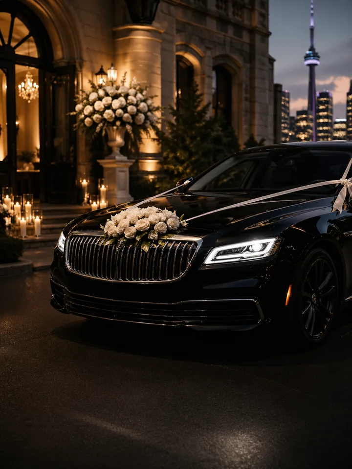 Wedding and event transportation Toronto luxury car service